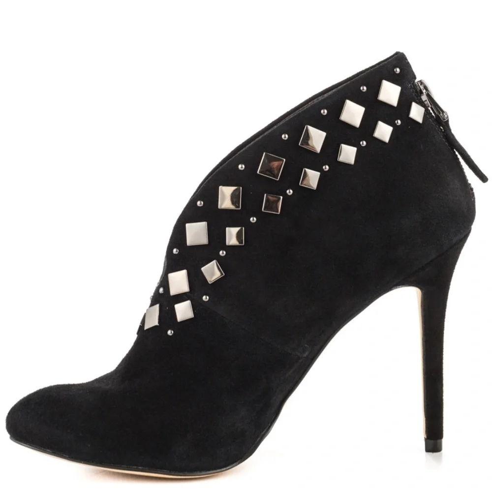 NEW GUESS SARETTA BLACK SUEDE BOOTIES SZ 6
